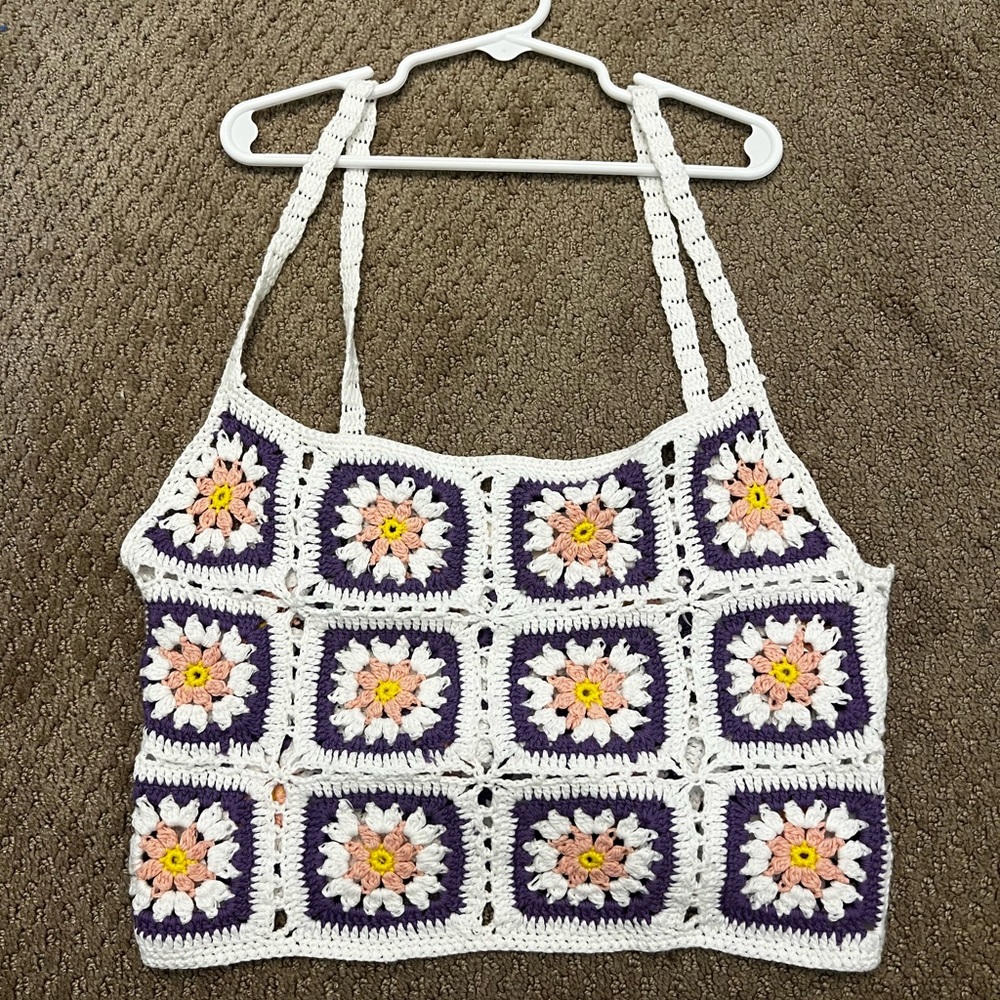 crotchet tank top